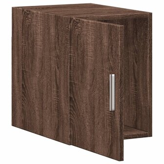 Wandkast 30x42,5x40 cm bewerkt hout bruin eikenkleur 8