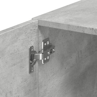 Wandkast 40x42,5x40 cm bewerkt hout betongrijs 9