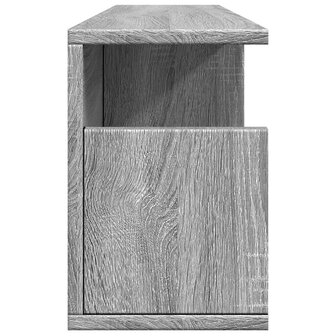 Wandkast 80x20x30 cm bewerkt hout grijs sonoma eikenkleurig 5