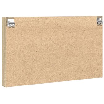Vitrinekast 100x8,5x58 cm bewerkt hout sonoma eikenkleurig 6