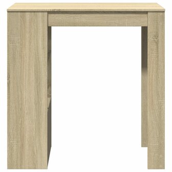 Bartafel met rekken 102x50x103,5 cm hout sonoma eikenkleur 4