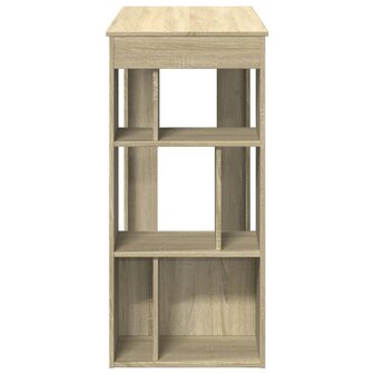 Bartafel met rekken 102x50x103,5 cm hout sonoma eikenkleur 5