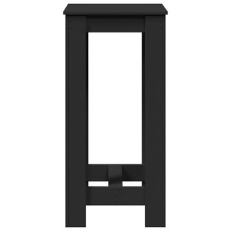 Bartafel 51x50x103,5 cm bewerkt hout zwart 5