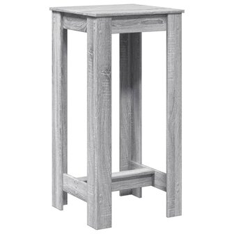 Bartafel 51x50x103,5 cm bewerkt hout grijs sonoma eikenkleurig 2