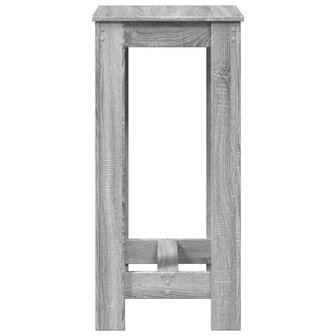 Bartafel 51x50x103,5 cm bewerkt hout grijs sonoma eikenkleurig 5