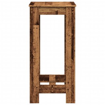 Bartafel 51x50x103,5 cm bewerkt hout oud houtkleurig 5