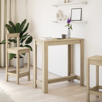 Bartafel 102x50x103,5 cm bewerkt hout sonoma eikenkleurig 3