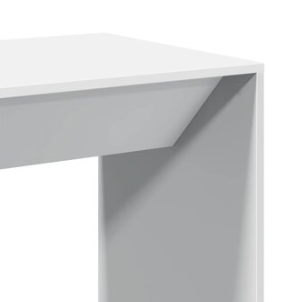 Bartafel 51x50x103,5 cm bewerkt hout wit 7
