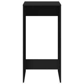 Bartafel 51x50x103,5 cm bewerkt hout zwart 4