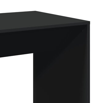 Bartafel 51x50x103,5 cm bewerkt hout zwart 7