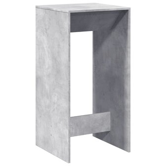 Bartafel 51x50x103,5 cm bewerkt hout betongrijs 6