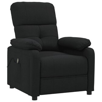 Massagestoel stof zwart 2