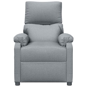 Massagestoel stof lichtgrijs 3
