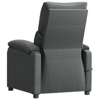 Massagestoel stof donkergrijs 5