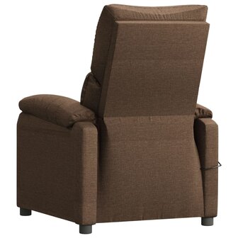 Massagestoel stof bruin 5