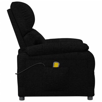 Massagestoel stof zwart 4