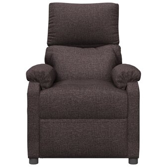 Massagestoel stof donkerbruin 3