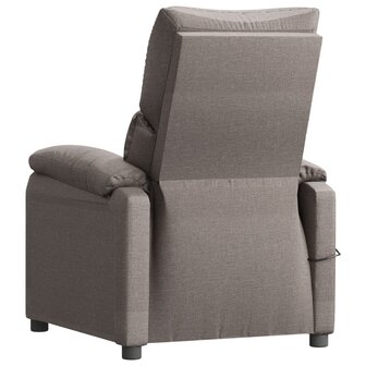 Massagestoel stof taupe 5