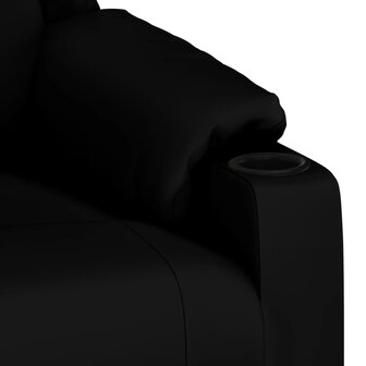 Massagestoel kunstleer zwart 7