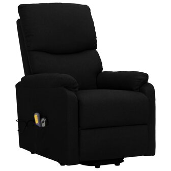 Sta-op-massagestoel stof zwart 2