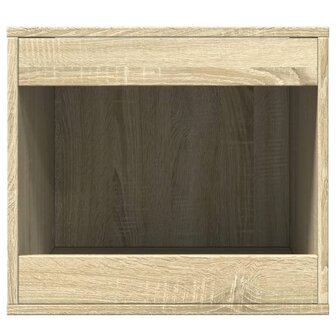 Kattenbakkast 47x59x42 cm bewerkt hout sonoma eikenkleurig 4