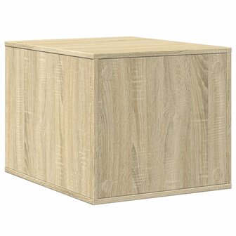 Kattenbakkast 47x59x42 cm bewerkt hout sonoma eikenkleurig 6