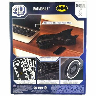 3D puzzel Batmobile 6