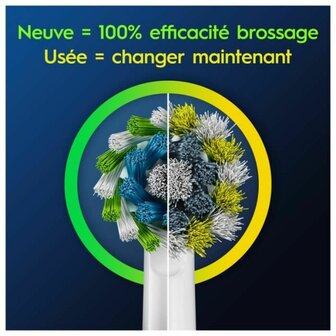 Opzetborstel Oral-B Pro Cross action 3 Onderdelen 4