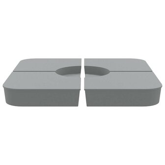 4-delige Set parasolvoeten voor kruisvoet parasol 100 kg PP 3
