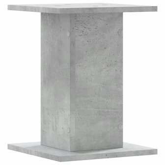 Plantenstandaards 2 st 30x30x40 cm bewerkt hout betongrijs 5
