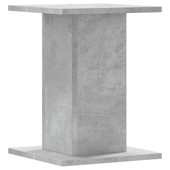 Plantenstandaards 2 st 30x30x40 cm bewerkt hout betongrijs 7
