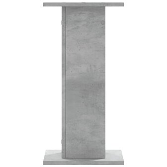 Plantenstandaards 2 st 30x30x60 cm bewerkt hout betongrijs 6