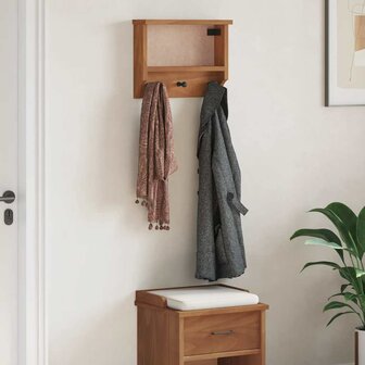 Wandkapstok SANDNES 45x12x35 cm massief grenenhout 3