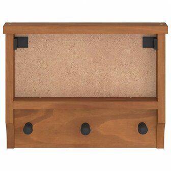 Wandkapstok SANDNES 45x12x35 cm massief grenenhout 5