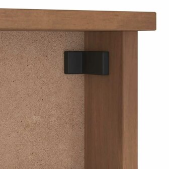 Wandkapstok SANDNES 45x12x35 cm massief grenenhout 8