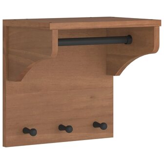 Wandkapstok SANDNES 43x30x42 cm massief grenenhout 2