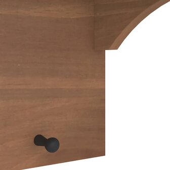 Wandkapstok SANDNES 43x30x42 cm massief grenenhout 9
