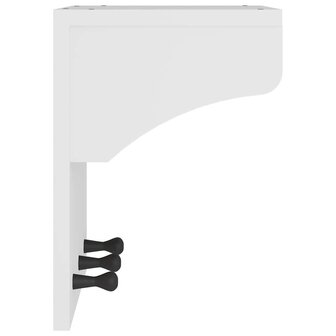 Wandkapstok SANDNES wit 43x30x42 cm massief grenenhout 6