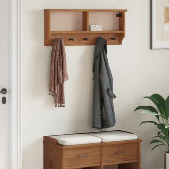 Wandkapstok SANDNES 87x12x35 cm massief grenenhout 3