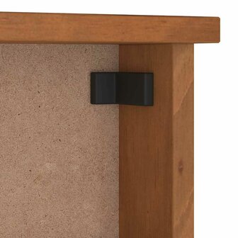 Wandkapstok SANDNES 87x12x35 cm massief grenenhout 8