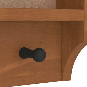 Wandkapstok SANDNES 87x12x35 cm massief grenenhout 9
