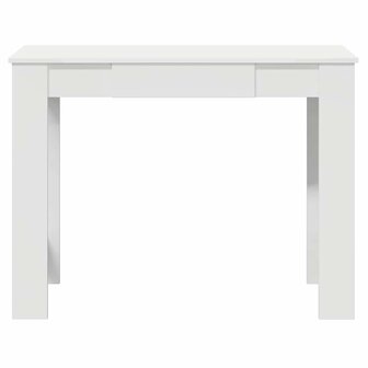 Bureau 100x45x75 cm bewerkt hout wit 4