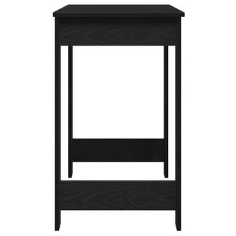 Bureau 100x45x75 cm bewerkt hout zwart 6