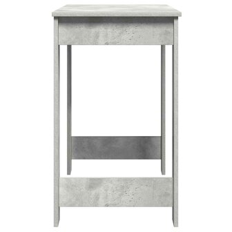 Bureau 100x45x75 cm bewerkt hout betongrijs 6