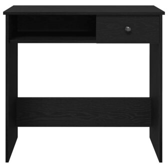 Bureau 80x40x75 cm bewerkt hout zwart 4