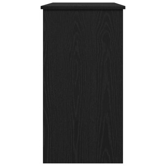 Bureau 80x40x75 cm bewerkt hout zwart 6