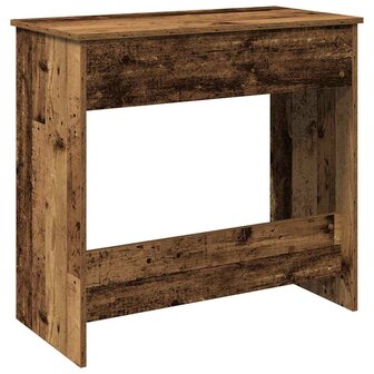 Bureau 80x40x75 cm bewerkt hout oud houtkleurig 7