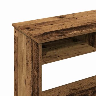 Bureau 80x40x75 cm bewerkt hout oud houtkleurig 9