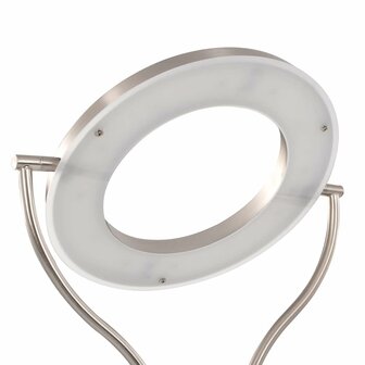 Lamp staand 18 W dimbaar 180 cm zilverkleurig 4