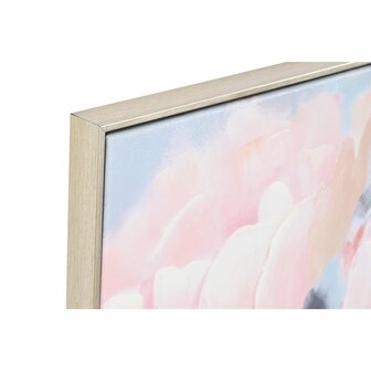 Schilderij DKD Home Decor 60 x 3,5 x 80 cm 60 x 3 x 80 cm Blommor Romantiek (2 Stuks) 2